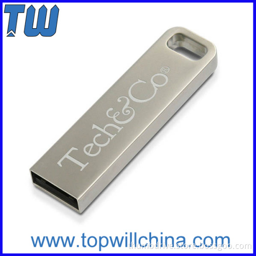 Slim Metal Usb 3.0 Flash Drives Rectangle Design